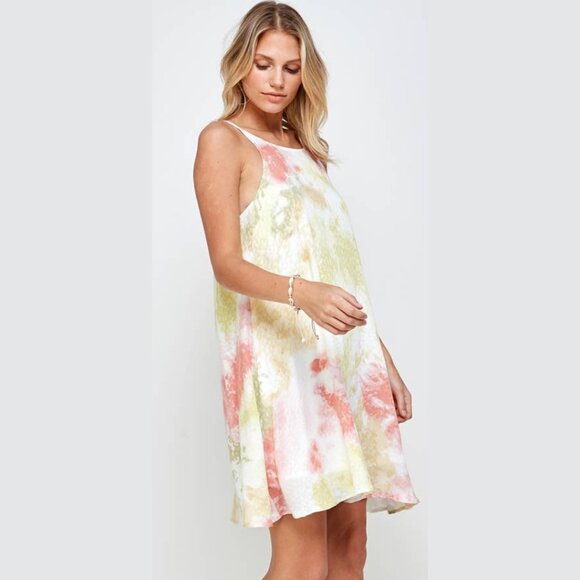 NWT Tie Dye Sundress – Coral Blush – USA Made - Picture 3 of 5